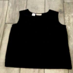Kathy Che black loose fit blouse size large like new condition